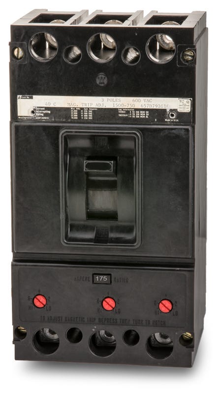 Eaton/Cutler-Hammer JA3175 3 Pole Circuit Breaker