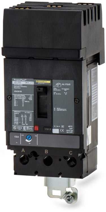 Square D JDA36150 3 Pole Circuit Breaker