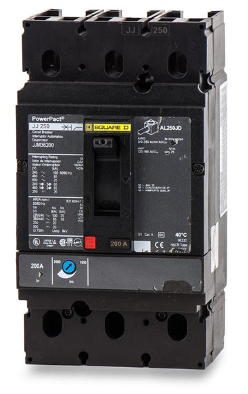 Square D JJM36200 3 Pole Circuit Breaker