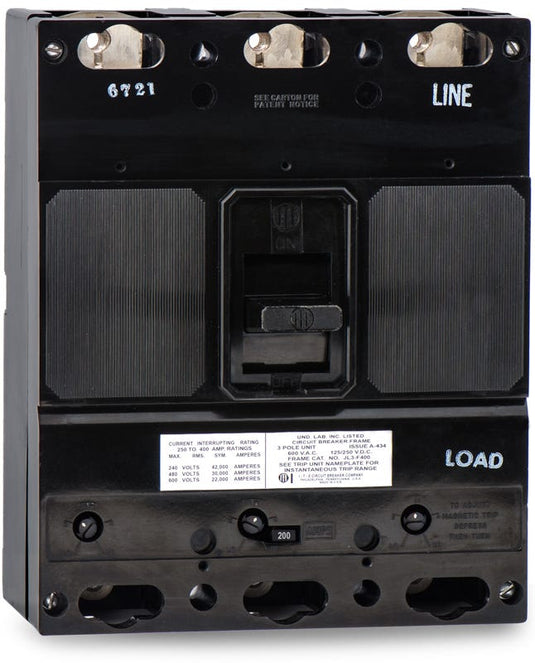 Siemens JL3B200 3 Pole Circuit Breaker