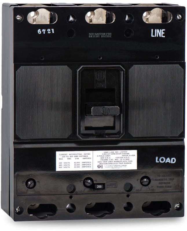 Siemens JL3B200 3 Pole Circuit Breaker