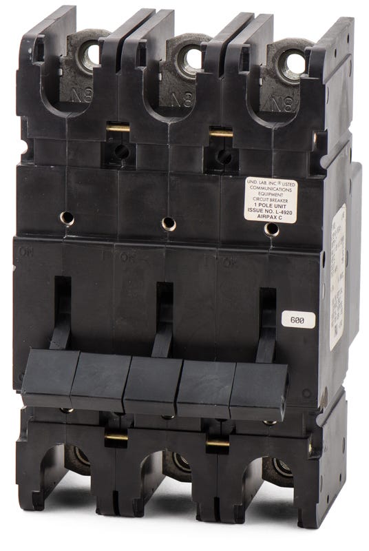 AirPax JTEP-3-1REC4-30751-7 3 Pole Circuit Breaker