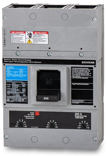 Siemens JXD23B250L 3 Pole Circuit Breaker