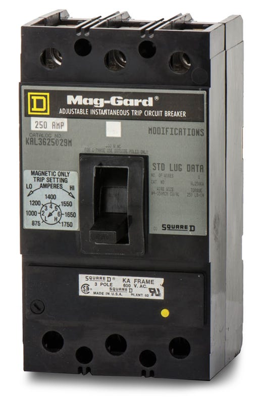 Square D KAL3625029M 3 Pole Circuit Breaker