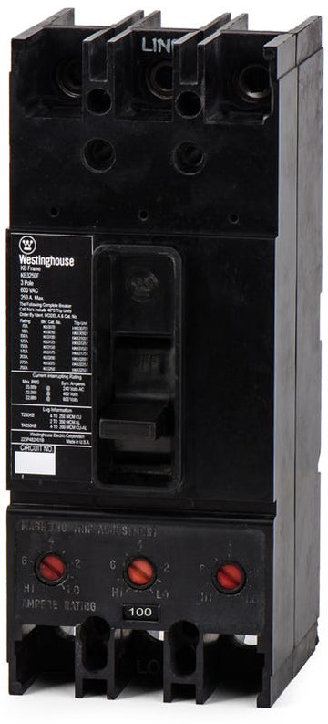 Cutler-Hammer / Westinghouse KB3100 3 Pole Circuit Breaker