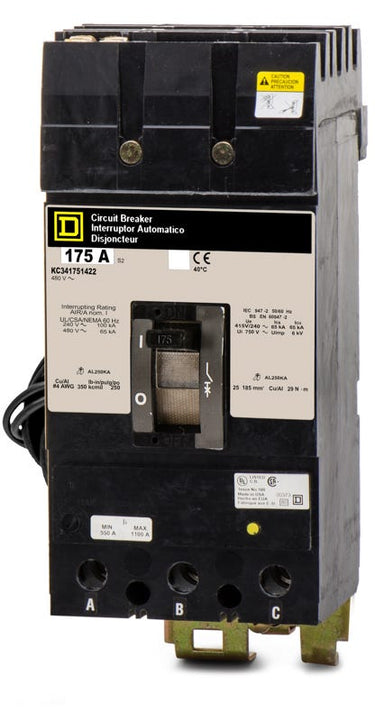 Square D KC34175-1422 3 Pole Circuit Breaker