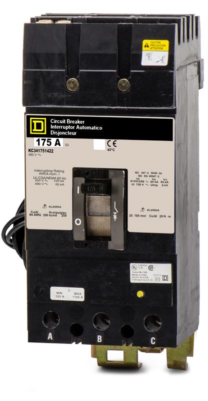 Square D KC34175-1422 3 Pole Circuit Breaker