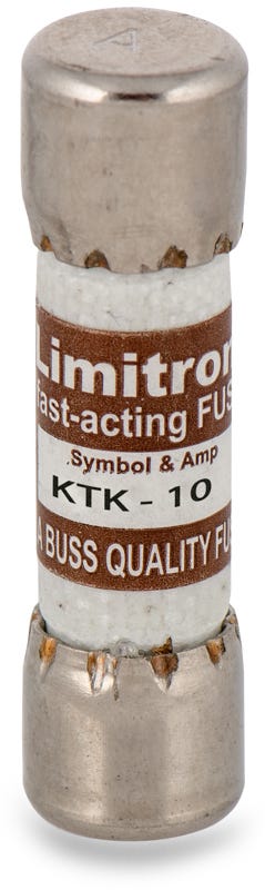 Eaton Bussmann KTK-10 Fast Acting Midget Fuse