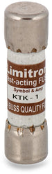 Eaton Bussmann KTK-1 Fast Acting Midget Fuse