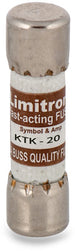 Eaton Bussmann KTK-20 Fast Acting Midget Fuse