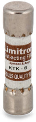Eaton Bussmann KTK-8 Fast Acting Midget Fuse