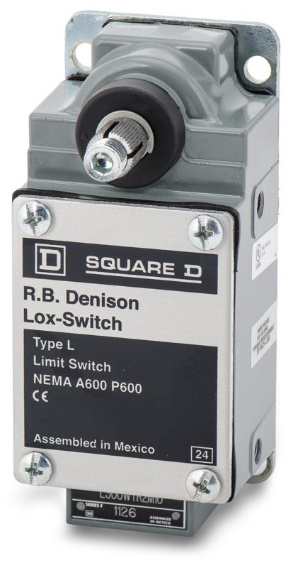 Square D L300WTR2M10 Spring Return Without Lever Limit Switch
