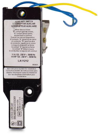 Square D LA11212 Auxiliary Switch