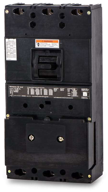 Westinghouse LA3400PRF 3 Pole Circuit Breaker