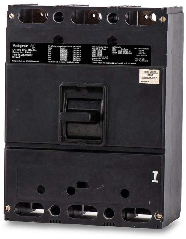 Cutler-Hammer / Westinghouse LA3600F Frame