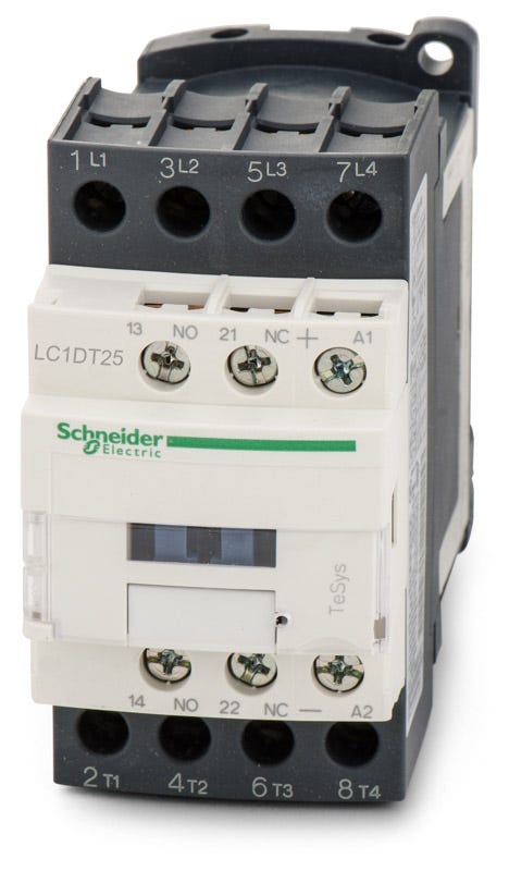 Telemecanique LC1DT25F7 Non-Reversing Contactor