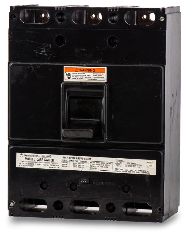 Westinghouse LC3600WK 3 Pole Circuit Breaker