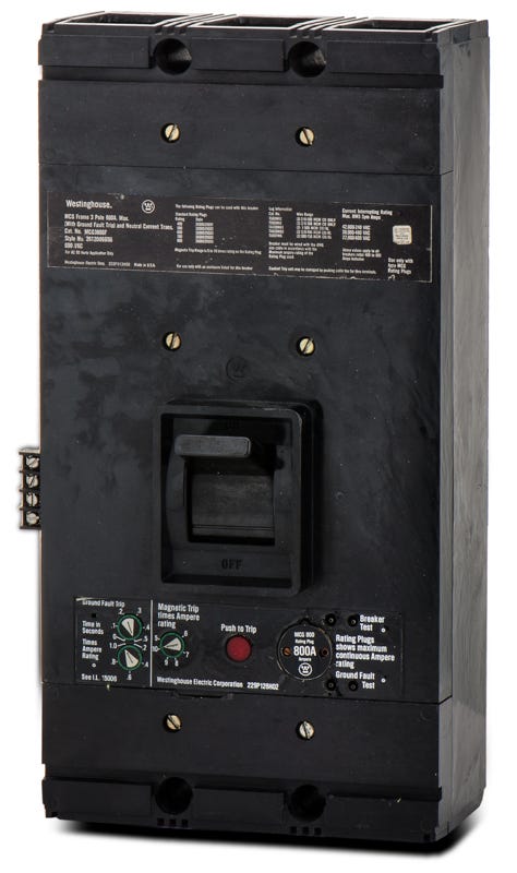 Eaton/Cutler-Hammer MCG3800F 3 Pole Circuit Breaker