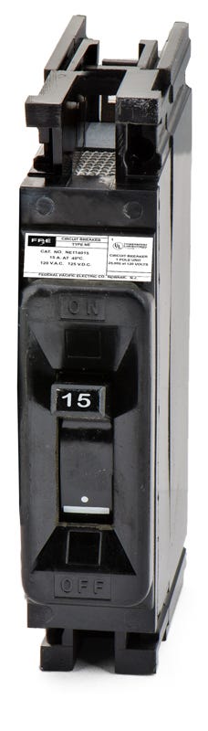Federal Pacific NE114015 1 Pole Circuit Breaker