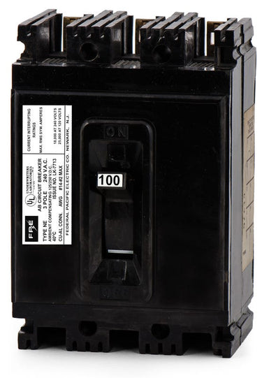 Federal Pacific NE233100 3 Pole Circuit Breaker