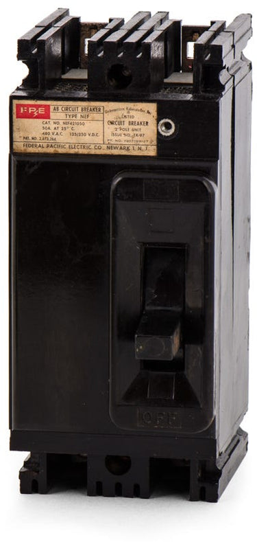 Federal Pacific NEF421050 2 Pole Circuit Breaker