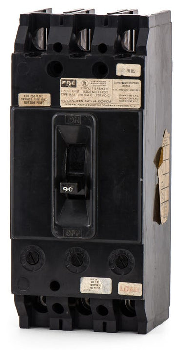 Federal Pacific NFJ633090 3 Pole Circuit Breaker