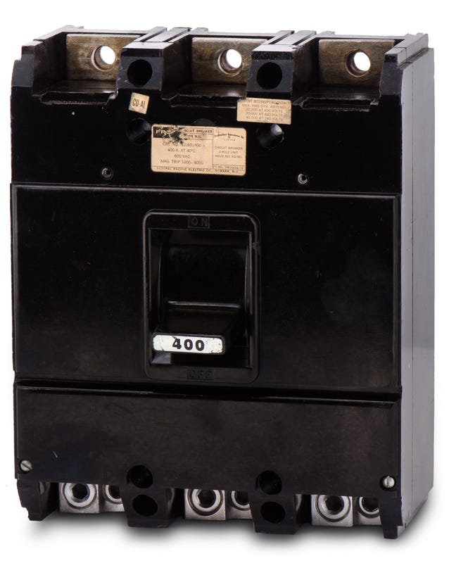 Federal Pacific NJL631400 3 Pole Circuit Breaker