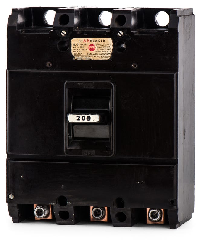 Federal Pacific NJS63200 3 Pole Circuit Breaker