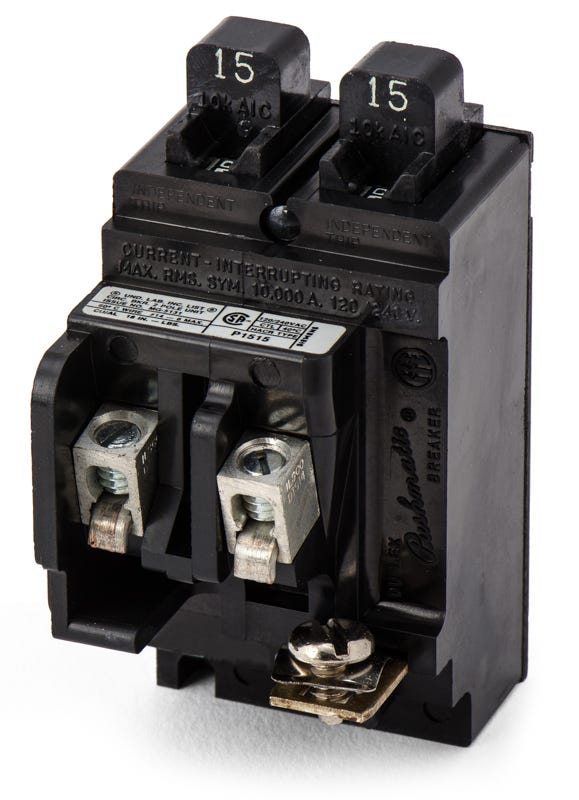 Siemens P1515 2 Pole Circuit Breaker