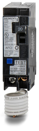 Siemens Q120AFC 1 Pole Circuit Breaker