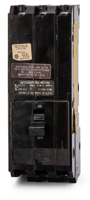 Square D Q1350VH 3 Pole Circuit Breaker