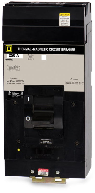 Square D Q432250 3 Pole Circuit Breaker