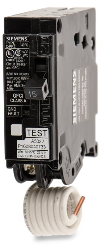 Siemens QF115A 1 Pole Circuit Breaker