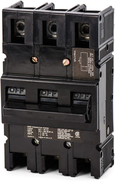Zinsco QFL23225 3 Pole Circuit Breaker