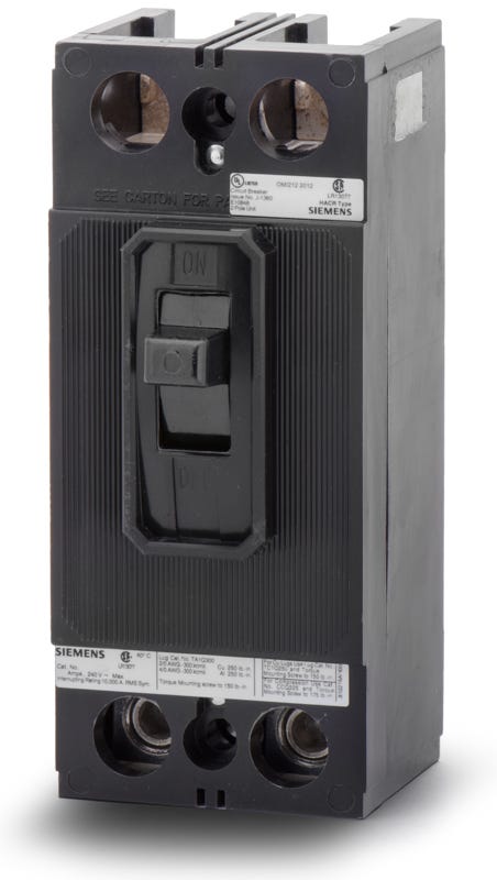Siemens QJ22B100L 2 Pole Circuit Breaker