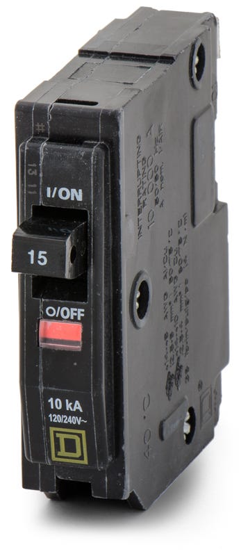 Square D QO115 1 Pole Circuit Breaker – SuperBreakers