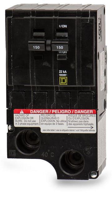 Square D QO2150VH 2 Pole Circuit Breaker