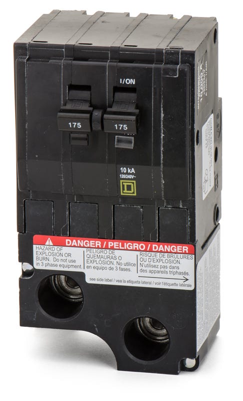Square D QO2175 2 Pole Circuit Breaker
