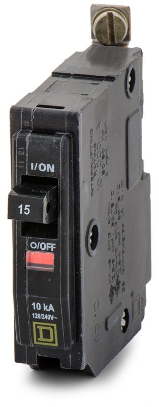 Qob115 Square D QOB115 Miniature Circuit Breaker | SuperBreakers
