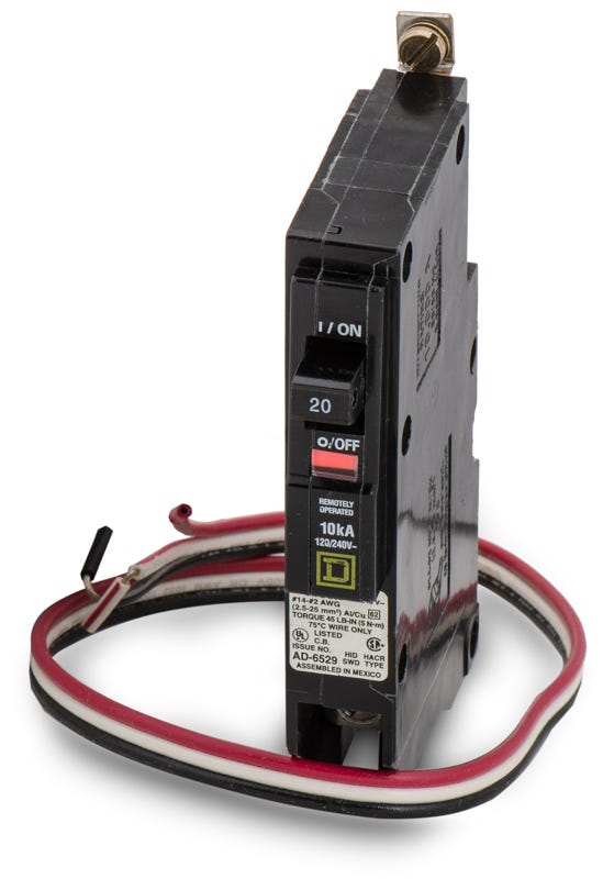 Square D QOB120PL 1 Pole Circuit Breaker