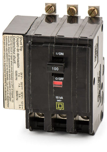 Square D QOB3100-1042 3 Pole Circuit Breaker