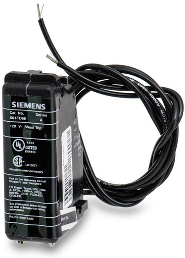 Siemens S01FD60 Shunt Trip
