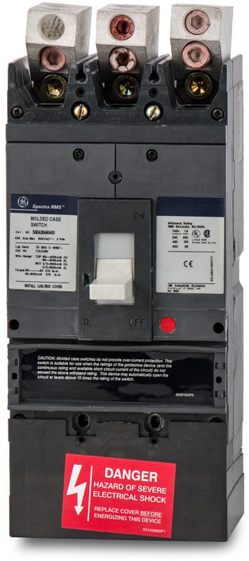 General Electric SGDA36AN0400 3 Pole Circuit Breaker