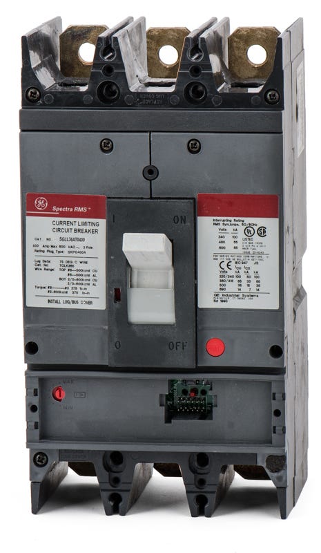 General Electric SGLL36AT0400 3 Pole Circuit Breaker