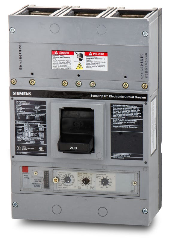 Siemens SHJD69200NT 3 Pole Circuit Breaker