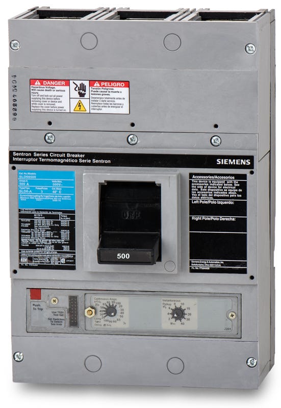 Siemens SLD69500 3 Pole Circuit Breaker