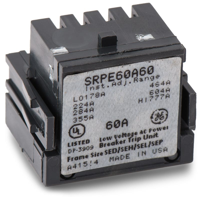 General Electric SRPE60A60 Rating Plug
