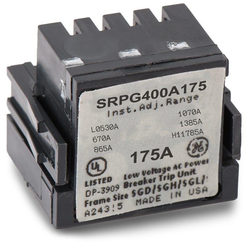 General Electric SRPG400A175 Rating Plug