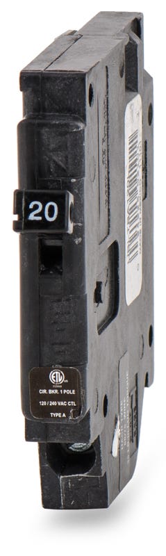 Crouse Hinds TBA120 1 Pole Circuit Breaker
