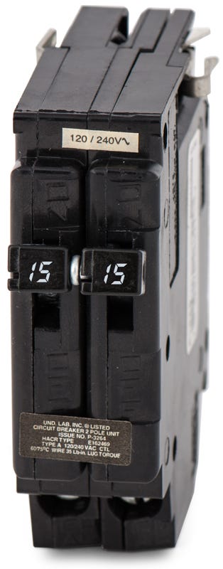 Crouse Hinds TBA215 2 Pole Circuit Breaker